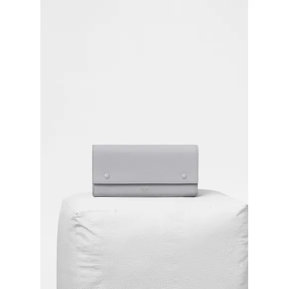 思琳/Celine  Flap大号转鼓幼牛皮多功能翻盖钱包 101673AU8.08GC