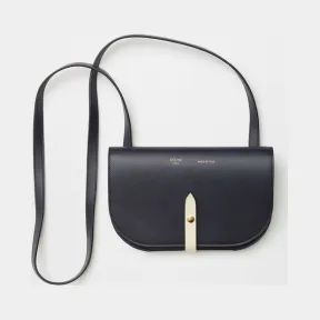 思琳/Celine  Strap海军蓝Palmelato小牛皮和亮泽小牛皮饰带手包 106763AD7.07OC