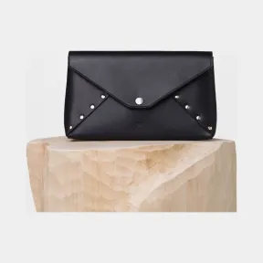 思琳/Celine  Biker黑色天然小牛皮饰带晚装包 106953AE7.38NO