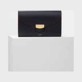 思琳/Celine  Trotteur海军蓝亮泽光滑小牛皮手包 108463AU7.07OC