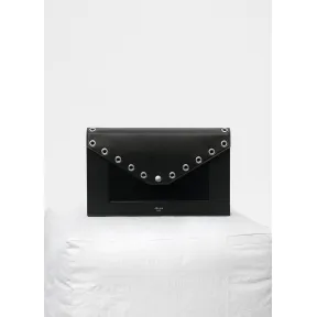 思琳/Celine  Pocket亮泽光滑小牛皮饰孔眼链条晚装手包 109433BB3.38NO