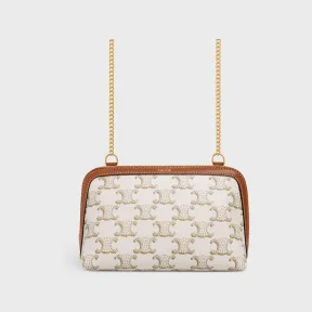 思琳/Celine 标志印花羊皮革链条手包 10E382CBX.04LU