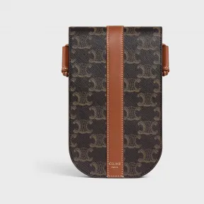 思琳/Celine 标志印花牛皮革手机包 10H742DCH.38SI