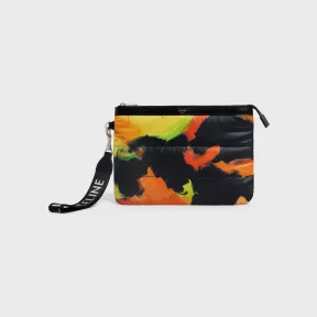 思琳/Celine 小号织物和牛皮革饰带手包 10I312DSA.14ML