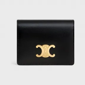 思琳/Celine TRIOMPHE亮泽牛皮革名片包 10M123FOZ.38NO