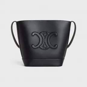 思琳/Celine BUCKET TRIOMPHE小号光滑牛皮革水桶包 113783DU3.38NO