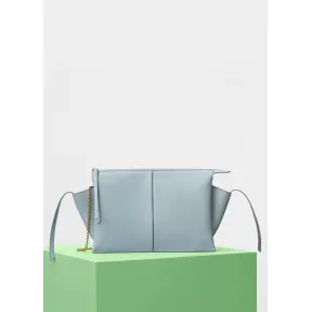 思琳/Celine  Tri-Fold云雾色柔软天然小牛皮链条手包 180513ARL.05LD