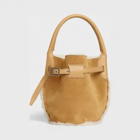 思琳/Celine 女士 麂皮和羊皮大袋纳米水桶 187243BS8.02VG