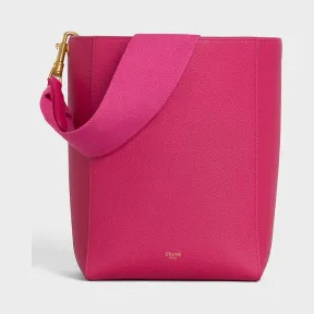 思琳/Celine 女士 SangleBucket小号柔软粒面小牛皮水桶包 189303AH4.24PI