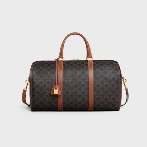 思琳/Celine 女士 中号标志印花牛皮革旅行包 190662CAS.04LU