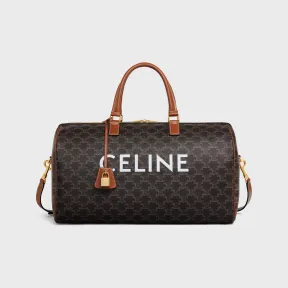思琳/Celine 女士 中号标志和标志印花旅行包 191482CYX.04LU