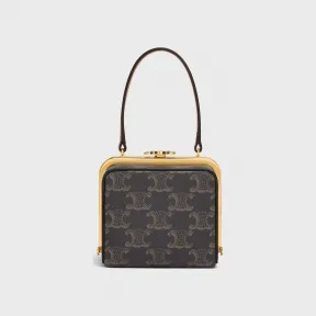 思琳/Celine TRIOMPHE 标志印花牛皮革化妆盒 197242DI3.04LU