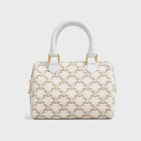 思琳/Celine 小号标志印花牛皮革波士顿包 197582CHI.01WW