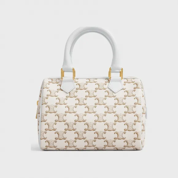 思琳/Celine 小号标志印花牛皮革波士顿包 197582CHI.01WW