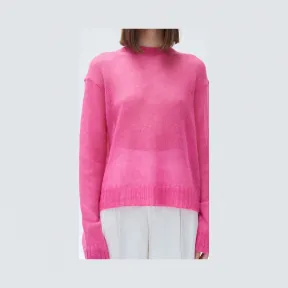 思琳/Celine  糖果色轻盈马海毛圆领毛衫 23ET3804A.24AY