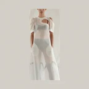 思琳/Celine  黑色轻质工艺玻璃纱文胸 24O636713.38NO