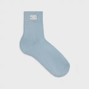思琳/Celine TRIOMPHE棉质短袜 2A25W961M.07PB