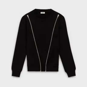 思琳/Celine 男士 圆领波浪纹羊毛套头衫 2A471993D.38NO