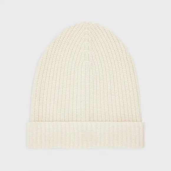 思琳/Celine 女士 TRIOMPHE刺绣羊绒帽 2AD90207O.01OW.TU