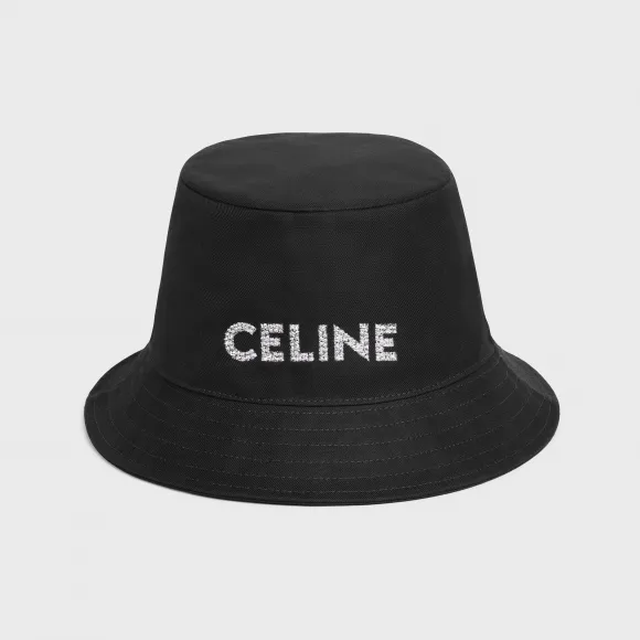 思琳/Celine 男士 棉质华达呢饰钉渔夫帽 2AUO7968P.38GA.L