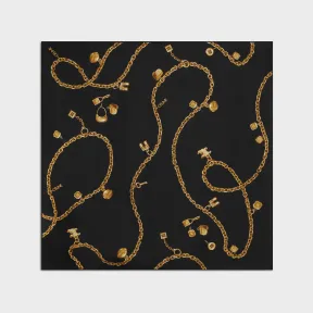 思琳/Celine 斜纹桑蚕丝头巾 2AWB6166W.28BX