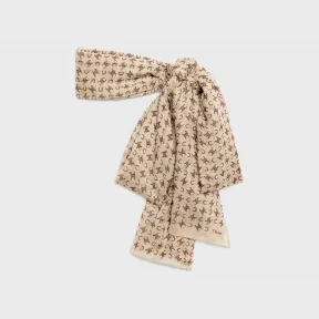 思琳/Celine 女士 羊毛披巾 - BEIGE / BRUN 2AWF4548Q.02CV