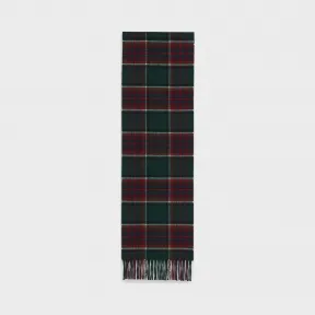 思琳/Celine 男士 格子羊毛围巾 2AWU1512G.30VB