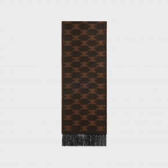 思琳/Celine 男士 TRIOMPHE山羊绒围巾 2AWU4254U.38TO.TU