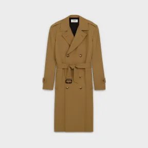 思琳/Celine 男士 日本羊毛华达呢长款风衣 2M240959C.02BG