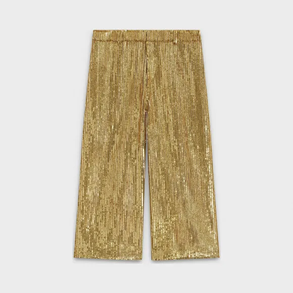 思琳/Celine 女士 羊毛华达呢刺绣短裙裤 2P254650D.38NO