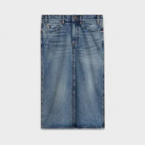 思琳/Celine 女士 低腰长款牛仔裙 2S017789D.07RS