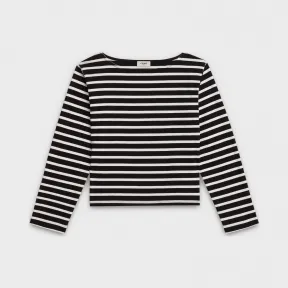 思琳/Celine 女士 长袖条纹平纹针织宽松女式套衫 2X221681D.38AW