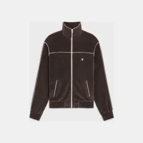 思琳/Celine 男士 TRIOMPHE 天鹅绒运动衫 - 棕色 2Y168679I.19BR