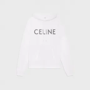 思琳/Celine CELINE棉质网格面料宽松连帽衫 2Y570950P.01EA.L