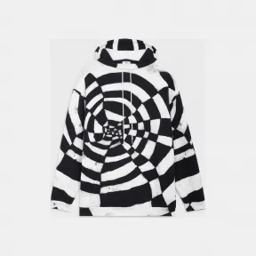 思琳/Celine 男士 抓毛艺术家印花连帽衫 - 亚麻色 / 黝黑色 2Y619469Q.01EA