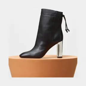 思琳/Celine  BamBam海军蓝Nappa小羊皮软靴 319093NBBC.07NY