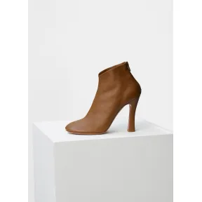 思琳/Celine  GloveBootie金砂色Nappa小羊皮90毫米鞋跟弹力短靴 321613LSBC.02GS