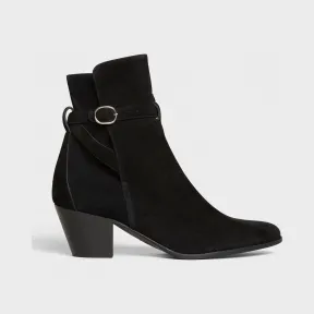 思琳/Celine 女士 CELINE SAINT GERMAIN DES PRES 小牛皮焦特布尔短马靴 333503003C.38NO