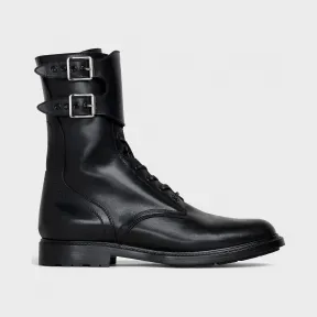 思琳/Celine 男士 CELINE RANGER BOOT 植鞣小牛皮翻边系带短靴 334613171C.38NO