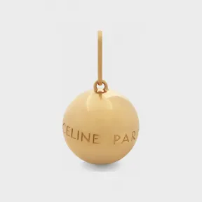 思琳/Celine 女士 金色黄铜Celine可分拆式Boule Celine Paris吊坠 - 金色饰面 46T116BRA.35OR