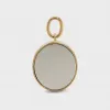 思琳/Celine 女士 Celine Separables 金色饰面黄铜和钢制小镜子吊坠 - 金色 46T136BSL.35OR