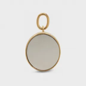思琳/Celine 女士 Celine Separables 金色饰面黄铜和钢制小镜子吊坠 - 金色 46T136BSL.35OR