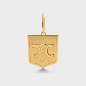 思琳/Celine 女士 Celine Separables Blason 金色饰面黄铜吊坠 - 金色 46T376BRA.35OR