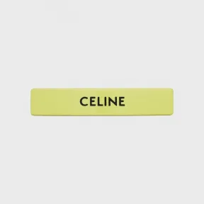 思琳/Celine 女士 醋酸纤维及精钢Celine Monochroms发夹 - Lime / Black 46Z156CTS.30LB