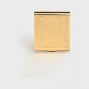 思琳/Celine 女士 蛇纹刻花黄铜火柴盒 4M0106AAQ.35OR