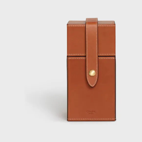 思琳/Celine 女士 天然小牛皮香水盒，可装1瓶200毫升香水 - 黄褐色 4M0223AB7.04LU