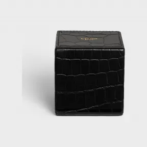 思琳/Celine 女士 鳄鱼皮方形纸镇 - 黝黑色 4M0284ABK.38NO