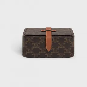 思琳/Celine 大号标志印花牛皮革珠宝盒 4M0382DIU.01BC