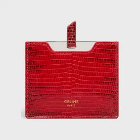 思琳/Celine 女士 化妆镜连蜥蝪皮收纳袋 - 红色 4M0974DP8.27ED
