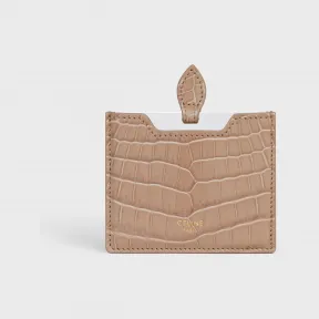 思琳/Celine 女士 鳄鱼皮革手包化妆镜 4M0974EKW.02BG